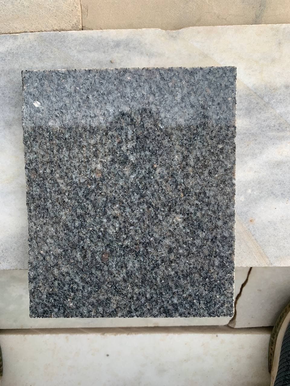 Granite sample from Alpha Manufacturing