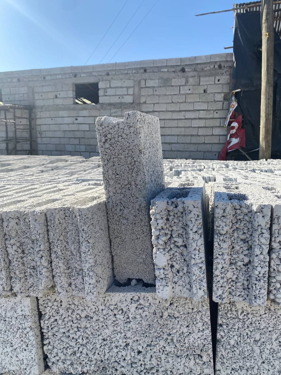 HCB and concrete sample from Alpha Manufacturing