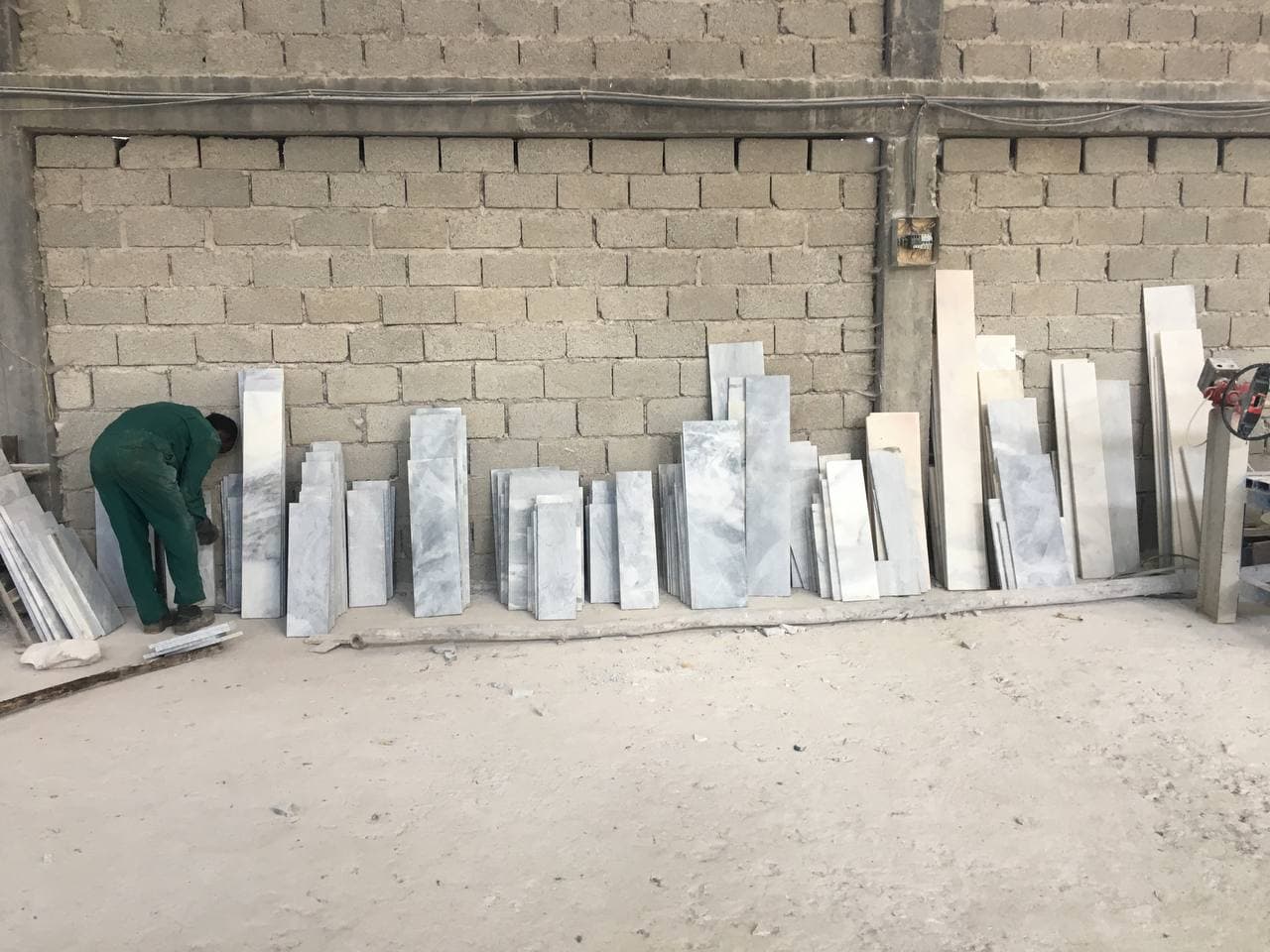 Marble sample from Alpha Manufacturing
